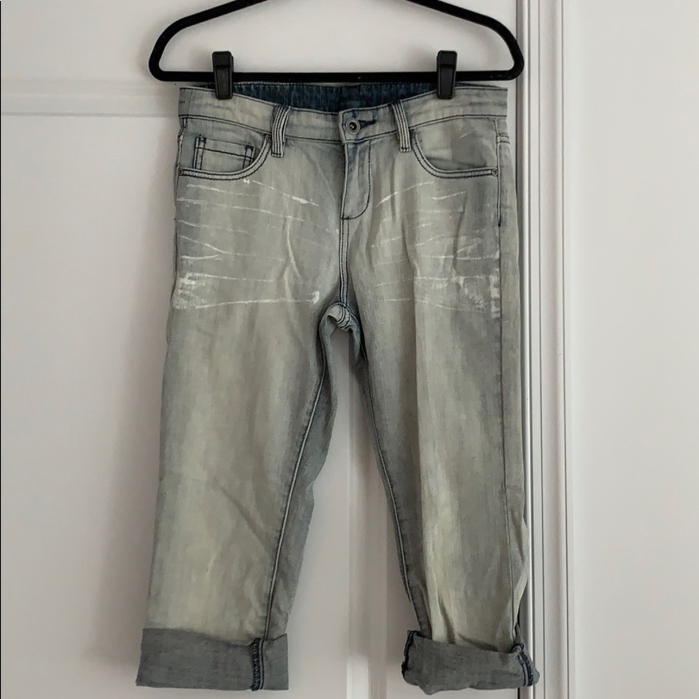 BCBGMaxazria Light Wash Cropped Jeans Paulina B